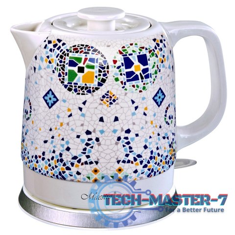 Ceramiczny czajnik elektryczny 1,5l 1500W MR-068-MOSAIC Ceramiczny czajnik elektryczny 1,5l 1500W MR-068-MOSAIC