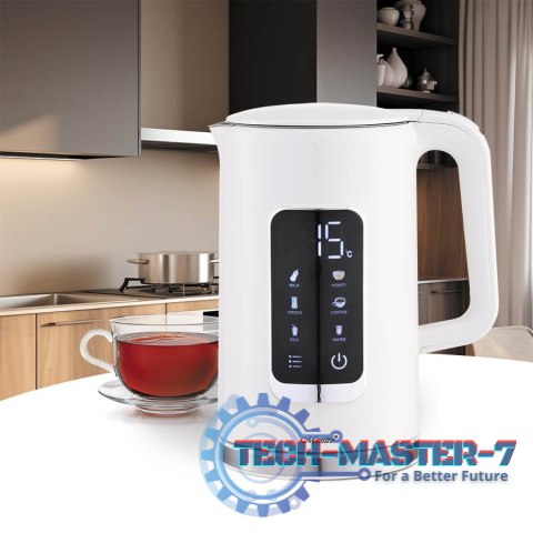 Czajnik elektryczny z regulacją temperatury 1,7l 2200W MR-024-WHITE Czajnik elektryczny z regulacją temperatury 1,7l 2200W MR-024-WHITE