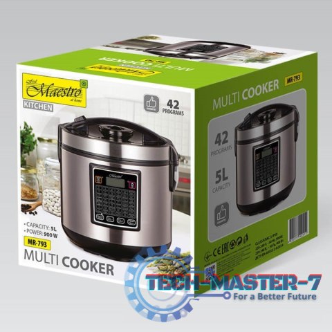 Multicooker 5 l, 42 programy, 900W MR-793 Multicooker 5 l, 42 programy, 900W MR-793