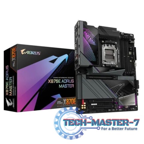 Płyta główna X870E AORUS MASTER AM5 4DDR5 HDMI/USB-C ATX Płyta główna X870E AORUS MASTER AM5 4DDR5 HDMI/USB-C ATX