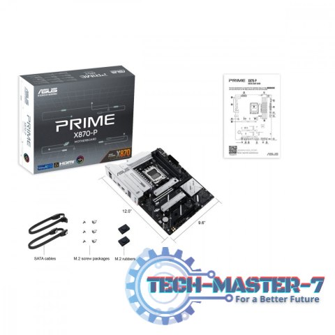 Płyta główna PRIME X870-P AM5 4DDR5 HDMI/USB-C ATX Płyta główna PRIME X870-P AM5 4DDR5 HDMI/USB-C ATX