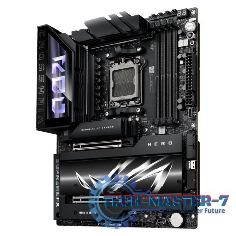 Płyta główna ROG CROSSHAIR X870E HERO AM5 4DDR5 HDMI/USB-C Płyta główna ROG CROSSHAIR X870E HERO AM5 4DDR5 HDMI/USB-C