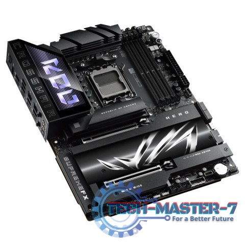 Płyta główna ROG CROSSHAIR X870E HERO AM5 4DDR5 HDMI/USB-C Płyta główna ROG CROSSHAIR X870E HERO AM5 4DDR5 HDMI/USB-C