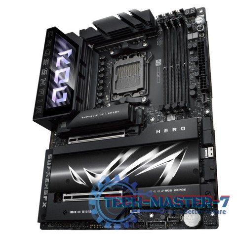 Płyta główna ROG CROSSHAIR X870E HERO AM5 4DDR5 HDMI/USB-C Płyta główna ROG CROSSHAIR X870E HERO AM5 4DDR5 HDMI/USB-C
