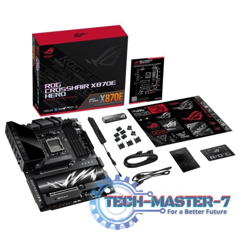 Płyta główna ROG CROSSHAIR X870E HERO AM5 4DDR5 HDMI/USB-C Płyta główna ROG CROSSHAIR X870E HERO AM5 4DDR5 HDMI/USB-C