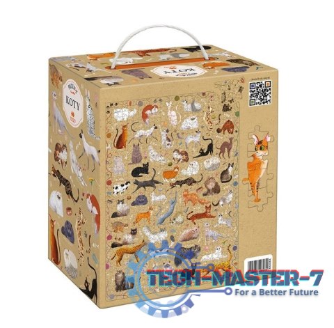 Puzzle Puzzlove Koty 1000 elementów Puzzle Puzzlove Koty 1000 elementów