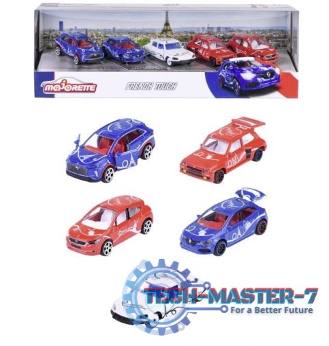 Zestaw pojazdów Majorette French Touch 5 pack