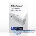 Ładowarka sieciowa 65W GaN | 5-20V | 3-3.35A | 2xUSB-C PD | 1xUSBQC 3.0 | Biała