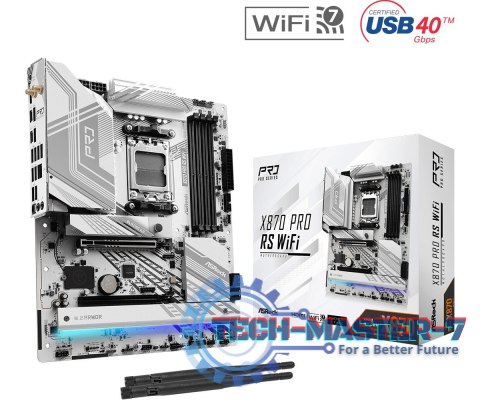 Płyta główna X870 PRO RS WIFI AM5 4DDR5 M.2 ATX Płyta główna X870 PRO RS WIFI AM5 4DDR5 M.2 ATX