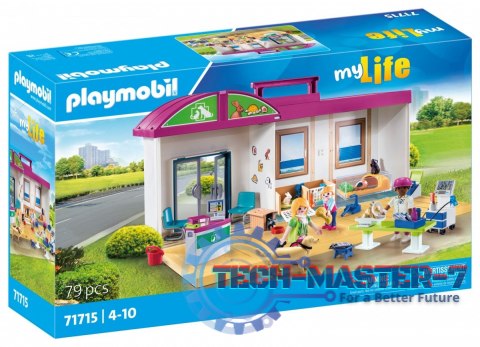 Zestaw z figurkami My Life 71715 Przenośna klinika dla zwierząt Zestaw z figurkami My Life 71715 Przenośna klinika dla zwierząt