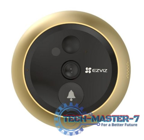 Bezprzewodowy dzwonek do drzwi z wizjerem DP2C (Golden) Bezprzewodowy dzwonek do drzwi z wizjerem DP2C (Golden)