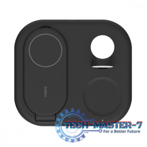 Magnetyczna podstawka ładująca BOOSTCHARGE 3w1 Qi2 15W czarna składana Magnetyczna podstawka ładująca BOOSTCHARGE 3w1 Qi2 15W czarna składana