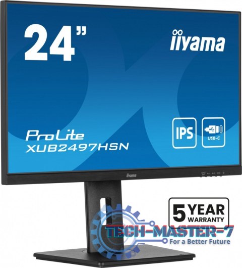 Monitor 24 cale XUB2497HSN-B2 IPS, USB-C Dock, HDMI, DP, 300cd, Pivot, HAS /5y/