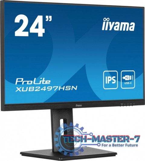 Monitor 24 cale XUB2497HSN-B2 IPS, USB-C Dock, HDMI, DP, 300cd, Pivot, HAS /5y/ Monitor 24 cale XUB2497HSN-B2 IPS, USB-C Dock, HDMI, DP, 300cd, Pivot, HAS /5y/