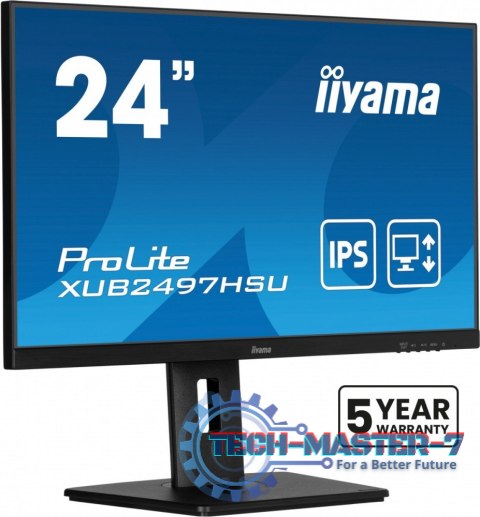 Monitor 24 cale XUB2497HSU-B2 IPS, HDMI, DP, 2x2W, 2xUSB, Pivot, HAS(150mm) /5y/ Monitor 24 cale XUB2497HSU-B2 IPS, HDMI, DP, 2x2W, 2xUSB, Pivot, HAS(150mm) /5y/
