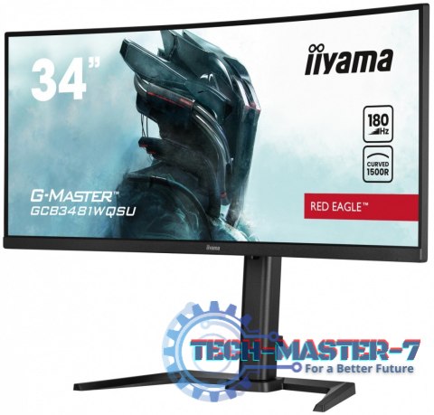 Monitor 34 cale GCB3481WQSU-B1 VA, UWQHD, 180HZ, 0.3ms, 500cd Monitor 34 cale GCB3481WQSU-B1 VA, UWQHD, 180HZ, 0.3ms, 500cd