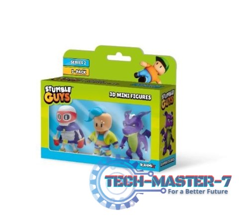 Figurki Stumble Guys Opakowanie windowbox z 3 figurkami Figurki Stumble Guys Opakowanie windowbox z 3 figurkami