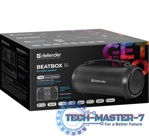 Głośnik Bluetooth BEATBOX 16W Głośnik Bluetooth BEATBOX 16W