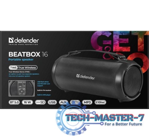 Głośnik Bluetooth BEATBOX 16W Głośnik Bluetooth BEATBOX 16W