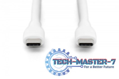 Kabel zasilający silikonowy USB-C - USB-C, USB 2.0 60W, 0,5m Biały Kabel zasilający silikonowy USB-C - USB-C, USB 2.0 60W, 0,5m Biały