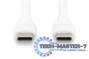 Kabel zasilający silikonowy USB-C - USB-C, USB 2.0 60W, 2m Biały