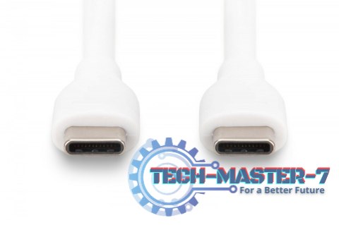 Kabel zasilający silikonowy USB-C - USB-C, USB 2.0 60W, 2m Biały Kabel zasilający silikonowy USB-C - USB-C, USB 2.0 60W, 2m Biały