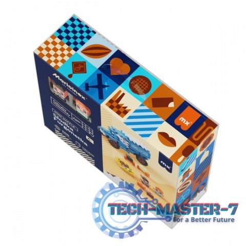 Klocki Mini Waffle - Wedel Słodka furgonetka 100 elementów Klocki Mini Waffle - Wedel Słodka furgonetka 100 elementów