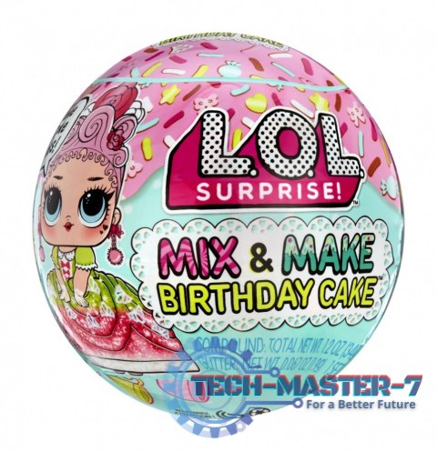 Lalka L.O.L. Surprise Mix & Make Birthday Cake Tots Mix Lalka L.O.L. Surprise Mix & Make Birthday Cake Tots Mix