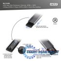 Obudowa USB 3.1 Typ C na dysk SSD M.2 NVMe 10 Gbps + SATA 6 Gbps aluminiowa, beznarzędziowa