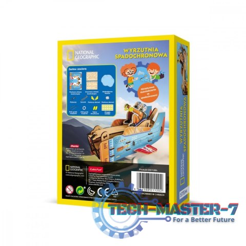 Puzzle 3D National Geographic Wyrzutnia spadochronowa Puzzle 3D National Geographic Wyrzutnia spadochronowa