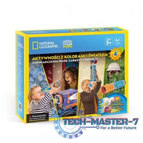 Puzzle 3D Zestaw z kolorami i światłem Puzzle 3D Zestaw z kolorami i światłem