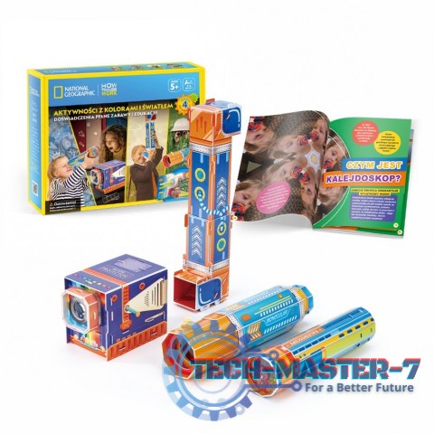 Puzzle 3D Zestaw z kolorami i światłem Puzzle 3D Zestaw z kolorami i światłem