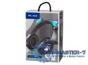 Słuchawki bezprzewodowe Bluetooth 5.0 LED dla dzieci czarne uszy