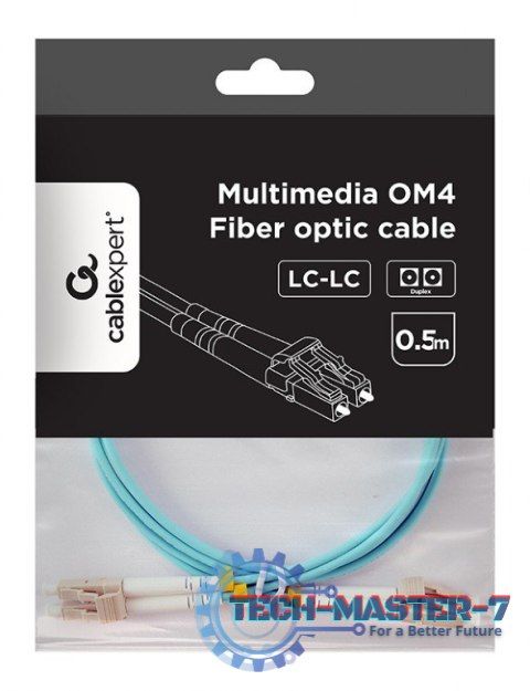 Kabel światłowodowy wielomodowy duplex OM4 50/125,LC/LC,30m Kabel światłowodowy wielomodowy duplex OM4 50/125,LC/LC,30m
