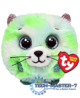 Maskotka TY Beanie balls Kot zielony