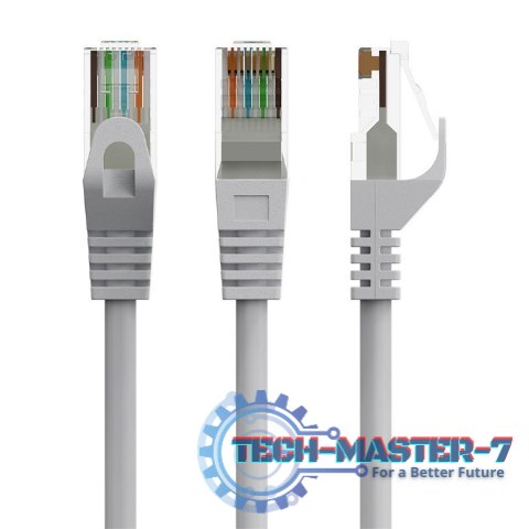 Patch cord kat.6 miedź UTP 0.25m szary Patch cord kat.6 miedź UTP 0.25m szary