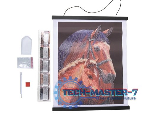Plakat Crystal Art Konie Plakat Crystal Art Konie