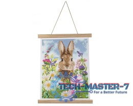 Plakat Crystal Art Zając i Wiosna