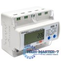 Trójfazowy elektroniczny licznik | miernik zużycia energii na szynę DIN | 400V | LCD | Wi-Fi