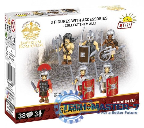 Klocki Imperium Romanum - Gladiatorzy 3 figurki Klocki Imperium Romanum - Gladiatorzy 3 figurki