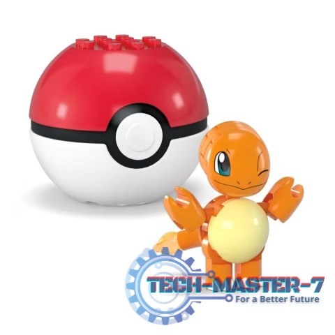 Klocki Mega Pokemon Pokeball 2-pak Charmander i Eevee Klocki Mega Pokemon Pokeball 2-pak Charmander i Eevee