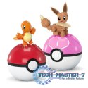 Klocki Mega Pokemon Pokeball 2-pak Charmander i Eevee
