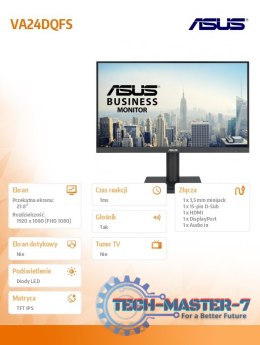 Monitor 24 cale VA24DQFS IPS FHD 100Hz HDMI VGA