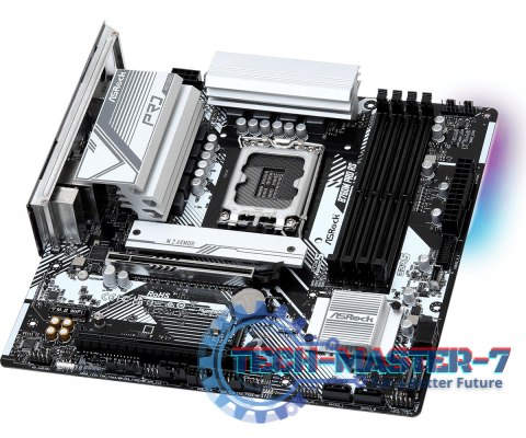 Płyta główna B760M Pro RS s1700 4DDR5 DP/HDMI mATX Płyta główna B760M Pro RS s1700 4DDR5 DP/HDMI mATX