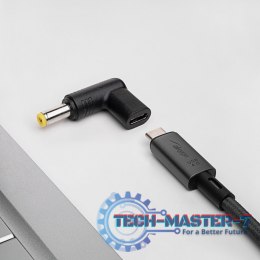 Adapter 5.5 X 2.5 wtyczka do zasilacza uniwersalnego AK-ND-C01 USB-C / 5.5 X 2.5 mm