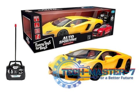 Auto R/C TFB żółte Auto R/C TFB żółte