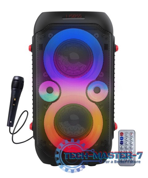 Głośnik BT FM LED RGB RYTHM Głośnik BT FM LED RGB RYTHM