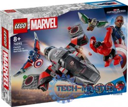 Klocki Super Heroes 76292 Kapitan Ameryka kontra Czerwony Hulk - bitwa