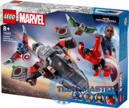 Klocki Super Heroes 76292 Kapitan Ameryka kontra Czerwony Hulk - bitwa