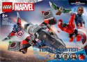 Klocki Super Heroes 76292 Kapitan Ameryka kontra Czerwony Hulk - bitwa